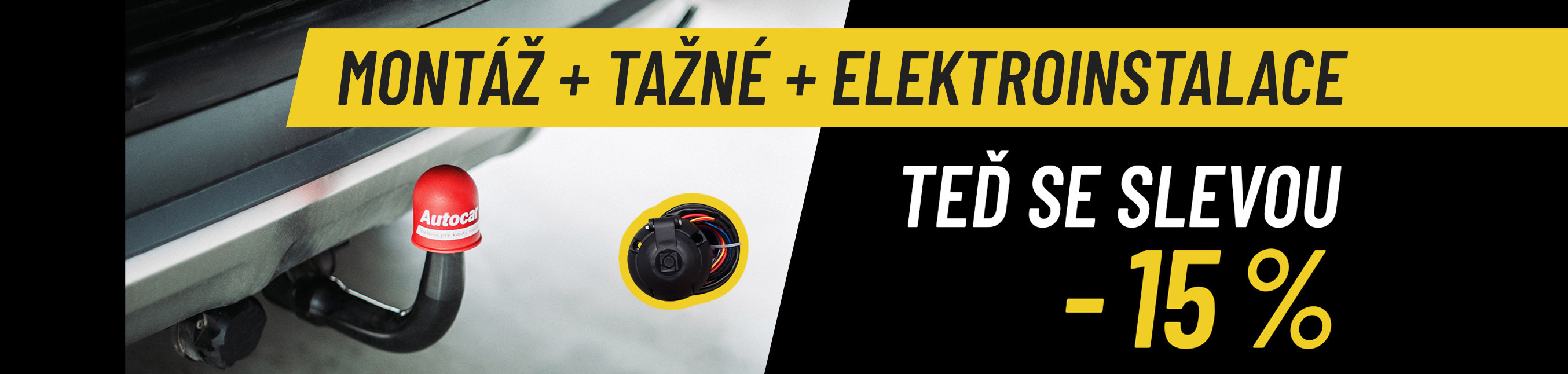 sleva 15% na tažné zařízení